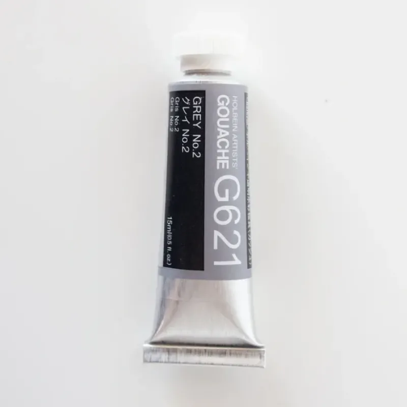 Pigment^Holbein Artists' Gouache G621 'Grey #2' A - Little Painter Art | Exploring the Endless Possibilities of Art