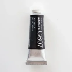 Pigment^Holbein Artists' Gouache G607 'Jet Black' A - Little Painter Art | Exploring the Endless Possibilities of Art