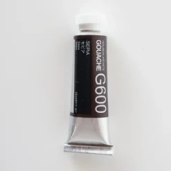 Pigment^Holbein Artists' Gouache G600 'Sepia' B - Little Painter Art | Exploring the Endless Possibilities of Art