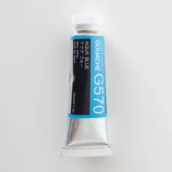 Pigment^Holbein Artists' Gouache G570 'Aqua Blue' A - Little Painter Art | Exploring the Endless Possibilities of Art
