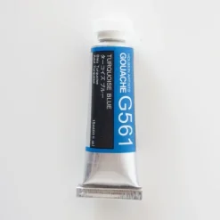 Pigment^Holbein Artists' Gouache G561 'Turquoise Blue' B - Little Painter Art | Exploring the Endless Possibilities of Art
