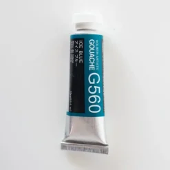 Pigment^Holbein Artists' Gouache G560 'Ice Blue' A - Little Painter Art | Exploring the Endless Possibilities of Art