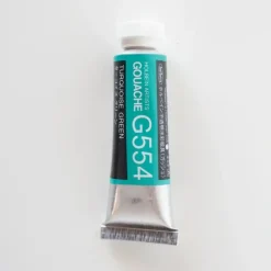 Pigment^Holbein Artists' Gouache G554 'Turquoise Green' A - Little Painter Art | Exploring the Endless Possibilities of Art
