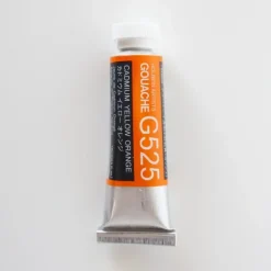 Pigment^Holbein Artists' Gouache G525 'Cadmium Yellow Orange' D - Little Painter Art | Exploring the Endless Possibilities of Art