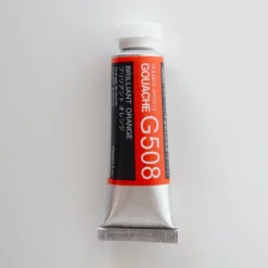 Pigment^Holbein Artists' Gouache G508 'Brilliant Orange' A - Little Painter Art | Exploring the Endless Possibilities of Art