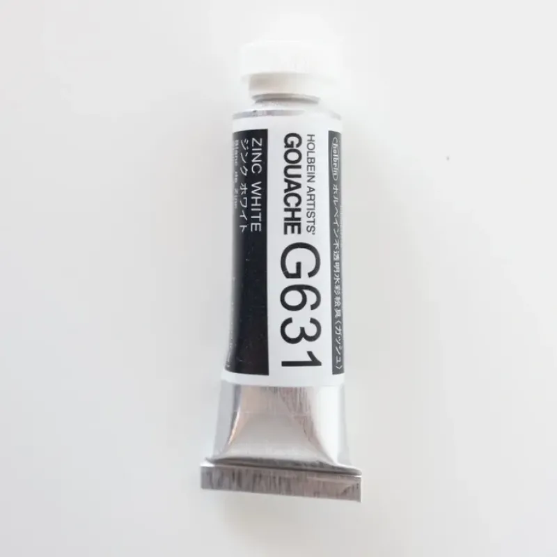 Pigment^Holbein Artists' Gouache G631 'Zinc White' A - Little Painter Art | Exploring the Endless Possibilities of Art