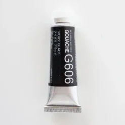 Pigment^Holbein Artists' Gouache G606 'Ivory Black' A - Little Painter Art | Exploring the Endless Possibilities of Art