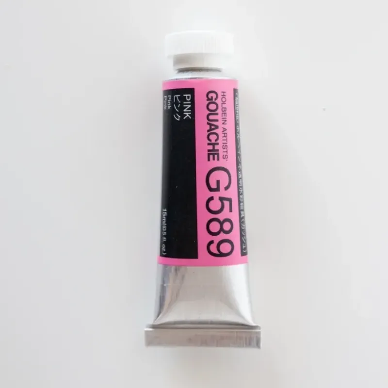 Pigment^Holbein Artists' Gouache G589 'Pink' B - Little Painter Art | Exploring the Endless Possibilities of Art