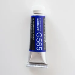 Pigment^Holbein Artists' Gouache G565 'Ultramarine Deep' A - Little Painter Art | Exploring the Endless Possibilities of Art