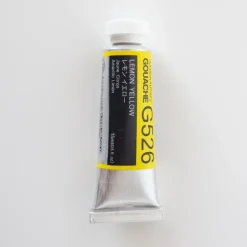 Pigment^Holbein Artists' Gouache G526 'Lemon Yellow' A - Little Painter Art | Exploring the Endless Possibilities of Art