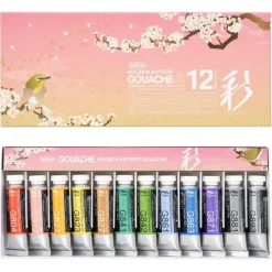 Pigment^Holbein Artists' Gouache Spring Irodori 12-Colour Set - Little Painter Art | Exploring the Endless Possibilities of Art