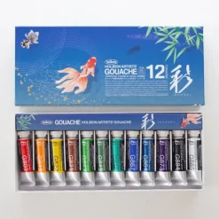 Pigment^Holbein Artists' Gouache Set 12x15ml Summer - Little Painter Art | Exploring the Endless Possibilities of Art