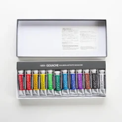 Shop All^Holbein Artists' Gouache set 12 15ml - Little Painter Art | Exploring the Endless Possibilities of Art
