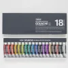 Pigment^Holbein Artists' Gouache set 18 5ml - Little Painter Art | Exploring the Endless Possibilities of Art