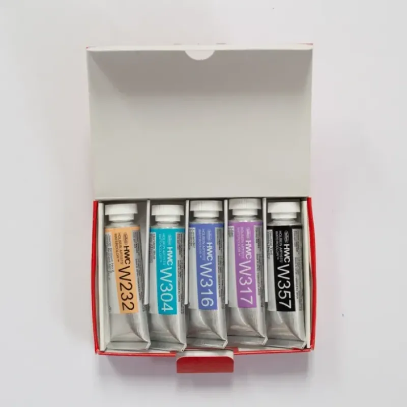 Pigment^Holbein Artists' Watercolor Set 5 Tint 15ml - Little Painter Art | Exploring the Endless Possibilities of Art