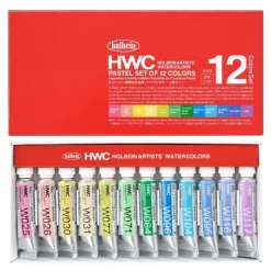 Shop All^Holbein Artists' Watercolor 12 Pastel Colors - Little Painter Art | Exploring the Endless Possibilities of Art