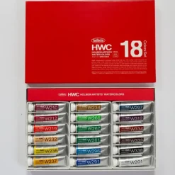 Pigment^Holbein Artists' Watercolor Set 18 15ml - Little Painter Art | Exploring the Endless Possibilities of Art