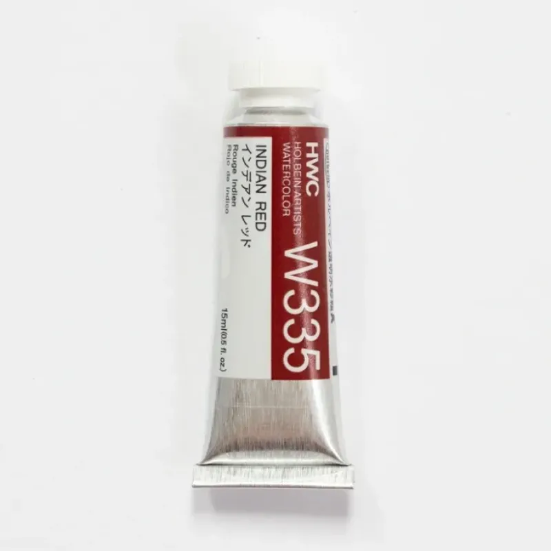 Pigment^Holbein Artists' Watercolor 15ml W335 Indian Red A - Little Painter Art | Exploring the Endless Possibilities of Art