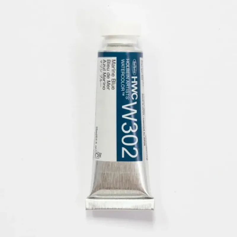 Pigment^Holbein Artists' Watercolor 15ml W302 Marine Blue C - Little Painter Art | Exploring the Endless Possibilities of Art