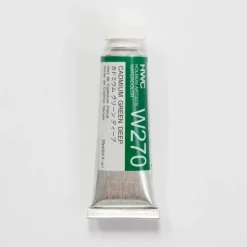 Pigment^Holbein Artists' Watercolor 15ml W270 Cadmium Green Deep C - Little Painter Art | Exploring the Endless Possibilities of Art