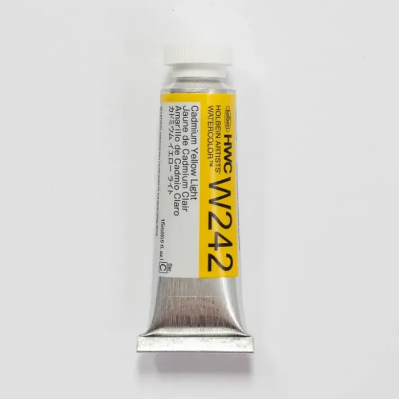 Pigment^Holbein Artists' Watercolor 15ml W242 Cadmium Yellow Light C - Little Painter Art | Exploring the Endless Possibilities of Art