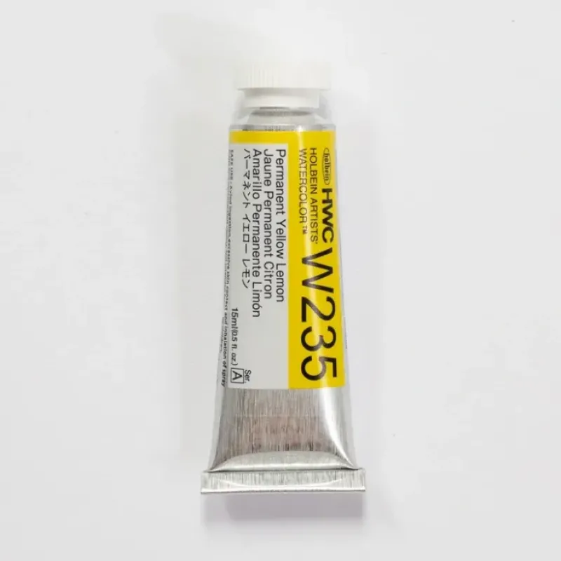 Pigment^Holbein Artists' Watercolor 15ml W235 Perm. Yel. Lemon A - Little Painter Art | Exploring the Endless Possibilities of Art