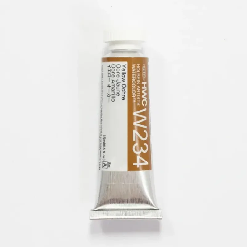 Pigment^Holbein Artists' Watercolor 15ml W234 Yellow Ochre A - Little Painter Art | Exploring the Endless Possibilities of Art