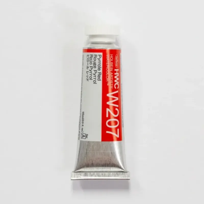 Pigment^Holbein Artists' Watercolor 15ml W207 Pyrrole Red A - Little Painter Art | Exploring the Endless Possibilities of Art