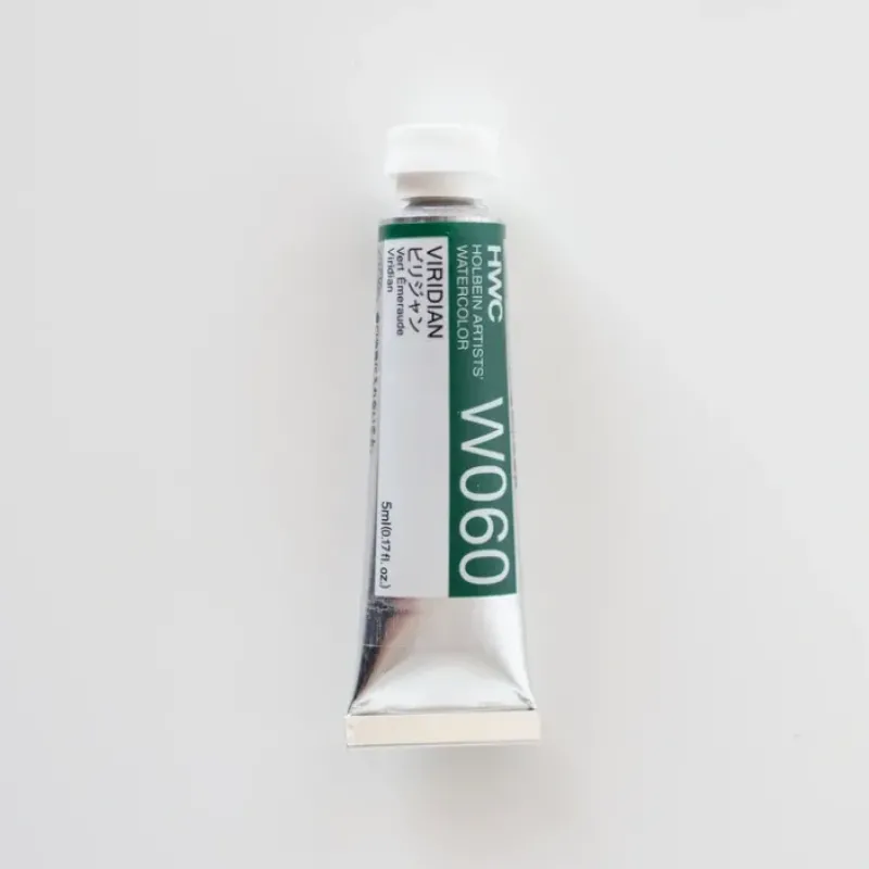 Pigment^Holbein Artists' Watercolor 5ml W060 'Viridian' E - Little Painter Art | Exploring the Endless Possibilities of Art