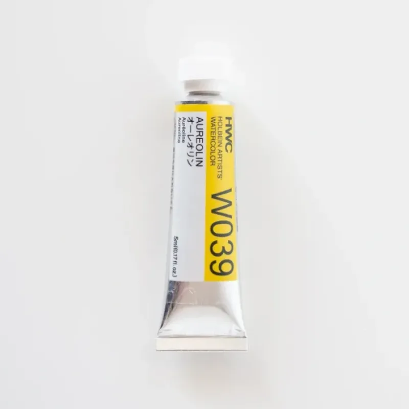 Pigment^Holbein Artists' Watercolor 5ml W039 'Aureolin' D - Little Painter Art | Exploring the Endless Possibilities of Art