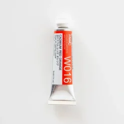 Pigment^Holbein Artists' Watercolor 5ml W016 'Cadmium Red Orange' E - Little Painter Art | Exploring the Endless Possibilities of Art