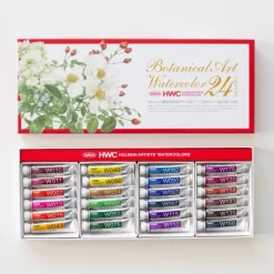 Pigment^Holbein Artists' Watercolor Botanical set 24 - Little Painter Art | Exploring the Endless Possibilities of Art