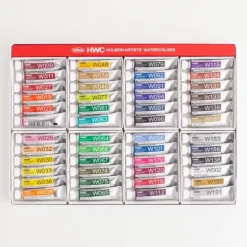 Pigment^Holbein Artists' Watercolor set 48 5ml - Little Painter Art | Exploring the Endless Possibilities of Art