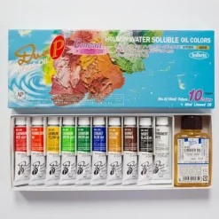 Shop All^Holbein DUO Watersoluable Oil Color Compact Set 10C 10ml &Linseed - Little Painter Art | Exploring the Endless Possibilities of Art