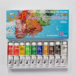 Shop All^Holbein DUO Watersoluable Oil Color Compact Set 10C 10ml tubes - Little Painter Art | Exploring the Endless Possibilities of Art