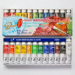 Shop All^Holbein DUO Watersoluable Oil Color P Basic set 15ml+20ml white - Little Painter Art | Exploring the Endless Possibilities of Art