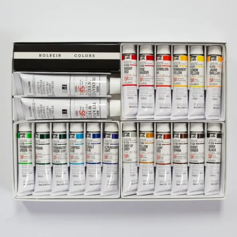 Shop All^Holbein Oil Color DH Set 20 colors 20ml - Little Painter Art | Exploring the Endless Possibilities of Art