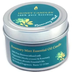 Hot^Honey Candles Scented Beeswax Candle Tin - Rosemary Mint - Little Painter Art | Exploring the Endless Possibilities of Art