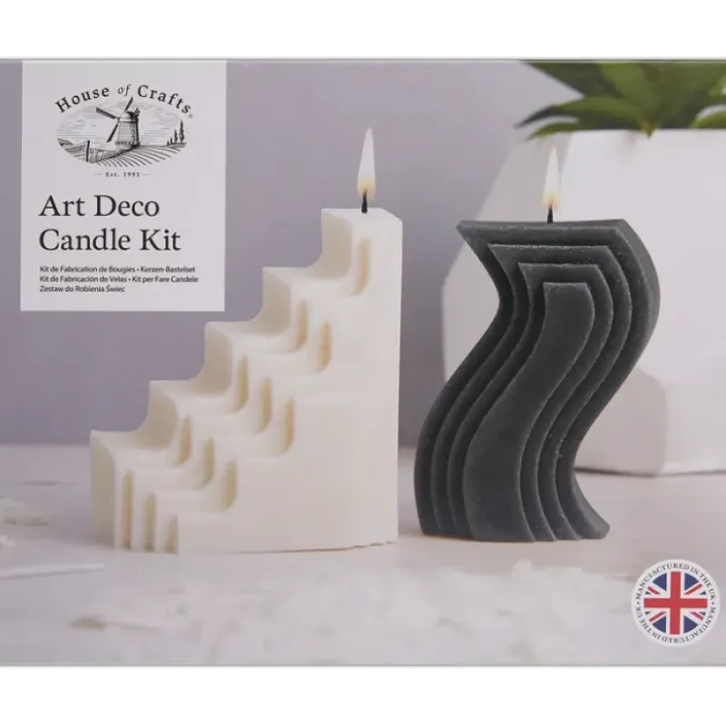 Pigment^House of Crafts - Art Deco Candle Kit - Little Painter Art | Exploring the Endless Possibilities of Art