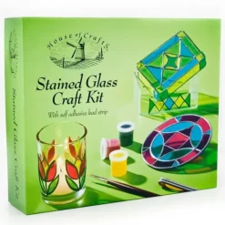 Brush^House of Crafts - Stained Glass Craft Kit - Little Painter Art | Exploring the Endless Possibilities of Art