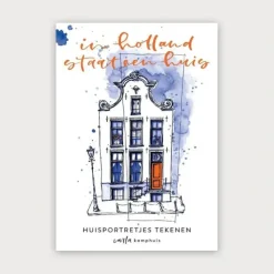 Brush^Huisportretjes tekenen met Carla Kamphuis - In holland staat een huis - Little Painter Art | Exploring the Endless Possibilities of Art