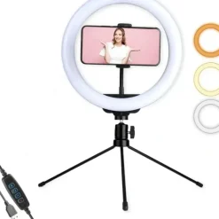 Shop All^IFocus WebCaster Pro 10" LED Ring Light Kit w/ Phone Holder - Little Painter Art | Exploring the Endless Possibilities of Art