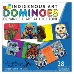 Shop All^Indigenous Collection Dominoes Game - Micqaela Jones - Little Painter Art | Exploring the Endless Possibilities of Art