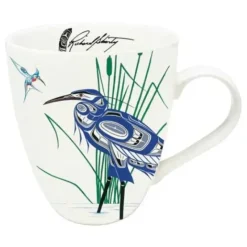 Shop All^Indigenous Collection Mug 18oz Richard Shorty: Hummingbird & Blue Heron - Little Painter Art | Exploring the Endless Possibilities of Art