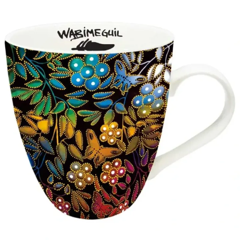 Hot^Indigenous Collection Mug 18oz Betty Albert: Flowers And Butterflies - Little Painter Art | Exploring the Endless Possibilities of Art