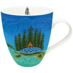 Shop All^Indigenous Collection Mug 18oz Patrick Hunter: Turtle Island - Little Painter Art | Exploring the Endless Possibilities of Art