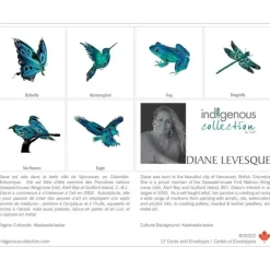 Hot^Indigenous Collection Notecards 12pk - Diane Levesque - Little Painter Art | Exploring the Endless Possibilities of Art