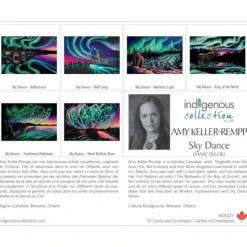 Shop All^Indigenous Collection Notecards 12pk - Amy Keller-Rempp: Sky Dance - Little Painter Art | Exploring the Endless Possibilities of Art