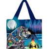 Shop All^Indigenous Collection Reusable Shopping Bag - Jessica Somers: January Moon - Little Painter Art | Exploring the Endless Possibilities of Art