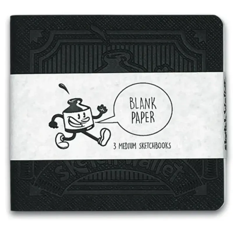 Hot^Inky's Medium Blank Paper Sketchbooks 3pk - Little Painter Art | Exploring the Endless Possibilities of Art